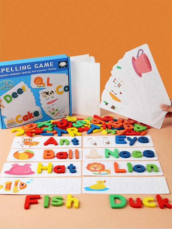 Set educativ cu litere și carduri
