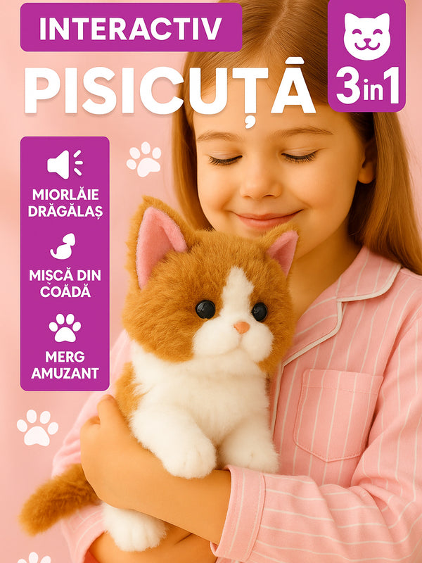 Pisicuță Interactivă 3 în 1